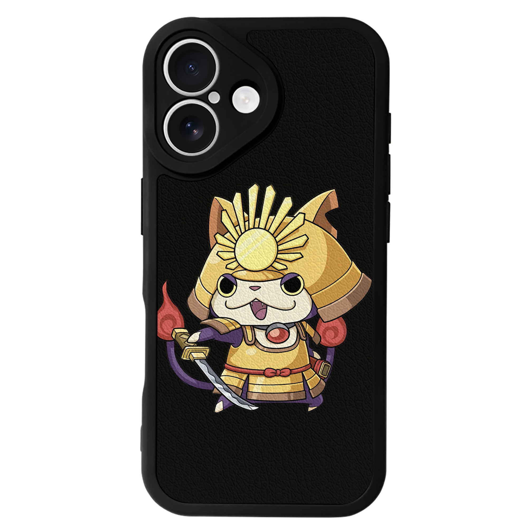 （画像用） 妖怪ウォッチ Yo-kai Watch 【iPhone 16シリーズ対応】シリコンスマホケース（レザー調） 材質：シリコン